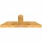 Ekena Millwork Portland Rough Sawn Timber Gable Bracket, Western Red Cedar, 48"W x 18"H x 4"D x 6"F, 9/12 Pitch GBW048X18X0406POR00RWR - alternate 3